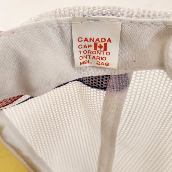 ARO Automotive Industrial Supplies Snapback 3 Stripe Trucker Hat White Vtg 1980s - Picture 9 of 11